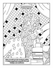 Load image into Gallery viewer, Peppermint Essential Oils Coloring Pages Set Holistic Health - The Bea &amp; Charlie Paper Shop
