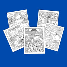 Load image into Gallery viewer, Peppermint Essential Oils Coloring Pages Set Holistic Health - The Bea &amp; Charlie Paper Shop

