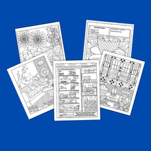 Load image into Gallery viewer, Peppermint Essential Oils Coloring Pages Set Holistic Health - The Bea &amp; Charlie Paper Shop
