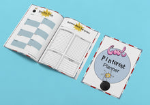 Load image into Gallery viewer, Pinterest Planner, Social Media Calendar, Pinterest Marketing Kit, Social Media Content Calendar - The Bea &amp; Charlie Paper Shop
