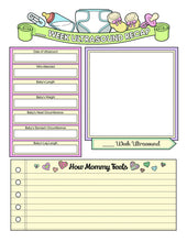 Load image into Gallery viewer, Pregnancy Checklists Planner &amp; Journal Pregnancy Tracker Printable Set - The Bea &amp; Charlie Paper Shop
