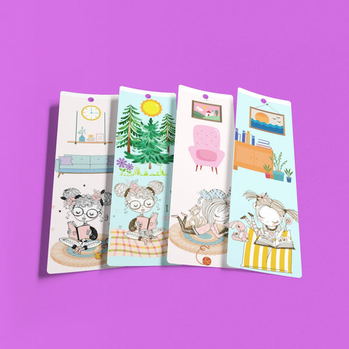 Printable Bookmarks, Cute Bookmarks, Bookmarks for Women, Bookmarks for Kids - The Bea & Charlie Paper Shop