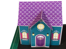 Load image into Gallery viewer, Printable Victorian Paper Dollhouse Cottage DIY Kids Craft Kit 1:12 Scale - The Bea &amp; Charlie Paper Shop
