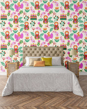 Load image into Gallery viewer, Russian Art Dollhouse Wallpaper &amp; Book Covers - 1:12 Scale - The Bea &amp; Charlie Paper Shop
