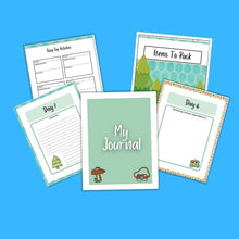 Load image into Gallery viewer, RV Checklists Camping &amp; Hiking Travel Planner Notebook Complete Set Plus BONUS Camping with Dogs Mini Set - The Bea &amp; Charlie Paper Shop

