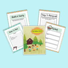 Load image into Gallery viewer, RV Checklists Camping &amp; Hiking Travel Planner Notebook Complete Set Plus BONUS Camping with Dogs Mini Set - The Bea &amp; Charlie Paper Shop
