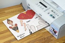 Load image into Gallery viewer, Set of 3 Vintage Articulated Moveable Paper Dolls Ballerinas Nutcracker - The Bea &amp; Charlie Paper Shop

