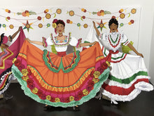 Load image into Gallery viewer, Set of 6 Traditional Mexican &quot;Baile&quot; Dancing Paper Dolls - The Bea &amp; Charlie Paper Shop
