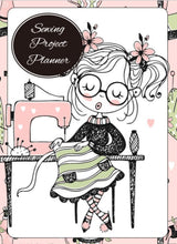 Load image into Gallery viewer, Sewing Projects Planner &amp; Journal Plus BONUS Puzzle - The Bea &amp; Charlie Paper Shop
