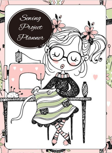 Sewing Projects Planner & Journal Plus BONUS Puzzle - The Bea & Charlie Paper Shop