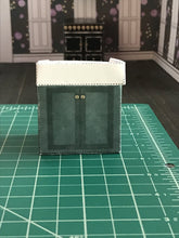 Load image into Gallery viewer, Shabby Chic Dollhouse Kitchen Furniture Printable Paper DIY Craft Kit 1:12 scale - The Bea &amp; Charlie Paper Shop
