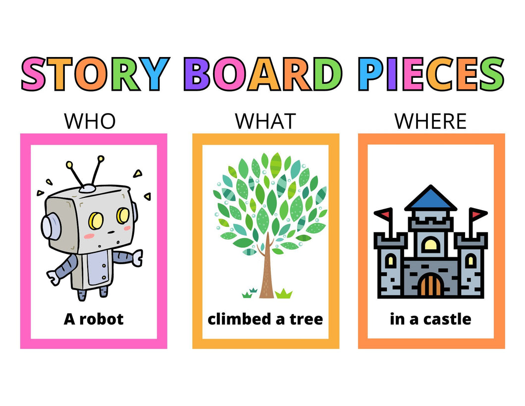 SILLY Sentences Story Builder Game Set Plus BONUS! Speech Therapy Activity, SLP - The Bea & Charlie Paper Shop