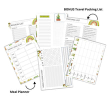 Load image into Gallery viewer, The Happy Home Cleaning, Budget &amp; Meal Planner Set - The Bea &amp; Charlie Paper Shop
