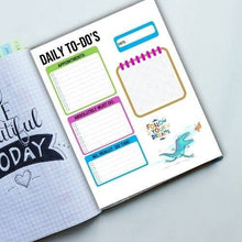 Load image into Gallery viewer, To Do List Note Page, Day Planner Insert, Daily Planner Printable, Mini Calendar Printable, Blank Calendar, Checklist Printable - The Bea &amp; Charlie Paper Shop
