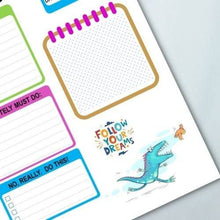Load image into Gallery viewer, To Do List Note Page, Day Planner Insert, Daily Planner Printable, Mini Calendar Printable, Blank Calendar, Checklist Printable - The Bea &amp; Charlie Paper Shop
