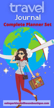 Load image into Gallery viewer, Travel Journal &amp; Complete Planner Set - The Bea &amp; Charlie Paper Shop
