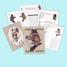 Load image into Gallery viewer, Victorian Gentleman&#39;s Doggie Daycare Pet Sitter &amp; Boarding Care Complete Planner - The Bea &amp; Charlie Paper Shop
