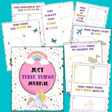 Load image into Gallery viewer, Vision Board Kit, Unicorn Journal, Printable Journal Kit, Unicorn Art, Plus BONUS! - The Bea &amp; Charlie Paper Shop
