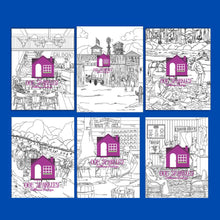 Load image into Gallery viewer, Wild West Western Coloring Pages Set Pigment App Compatible - The Bea &amp; Charlie Paper Shop
