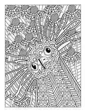Load image into Gallery viewer, Zen Birds &amp; Blooms Coloring Pages Set Pigment App Compatible - The Bea &amp; Charlie Paper Shop
