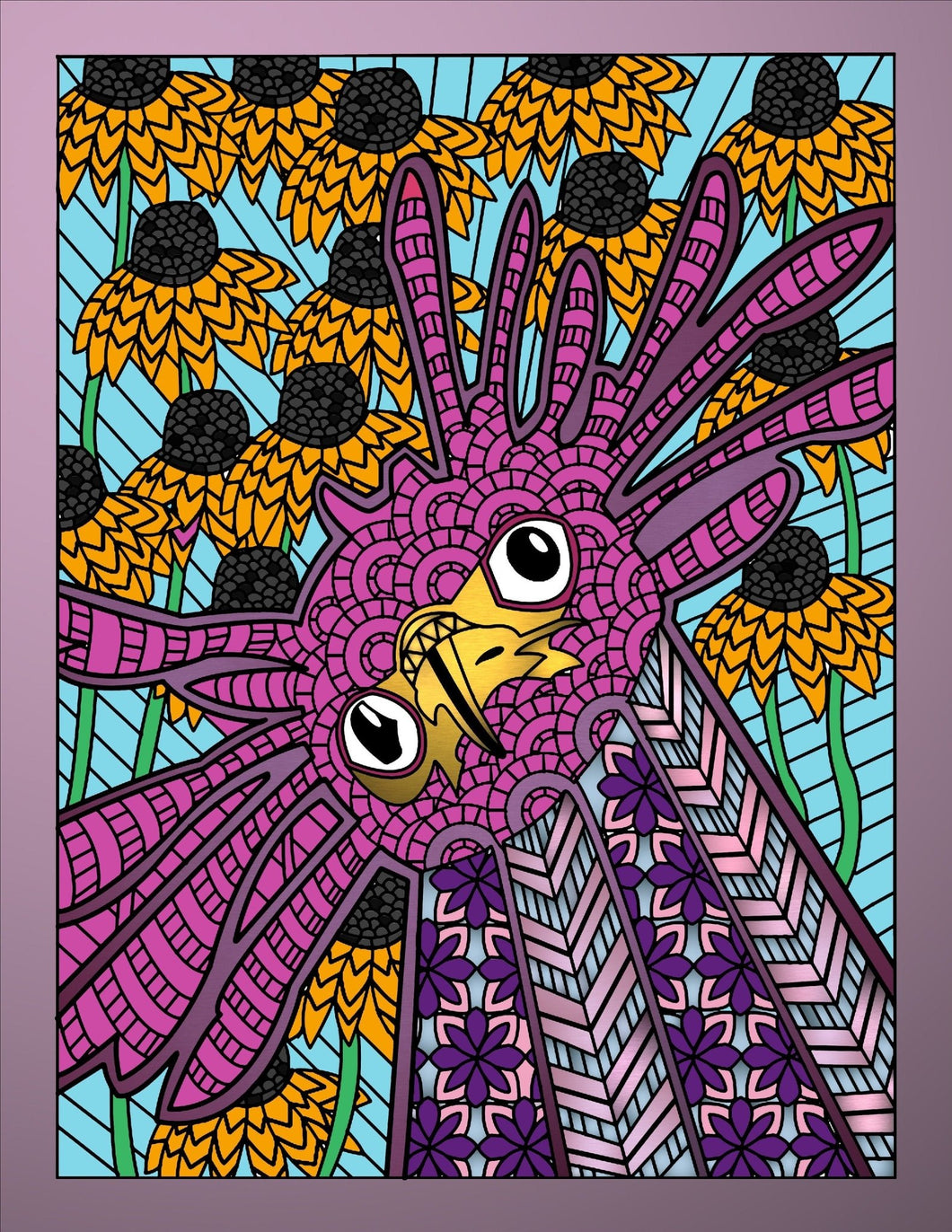 Zen Birds & Blooms Coloring Pages Set Pigment App Compatible - The Bea & Charlie Paper Shop